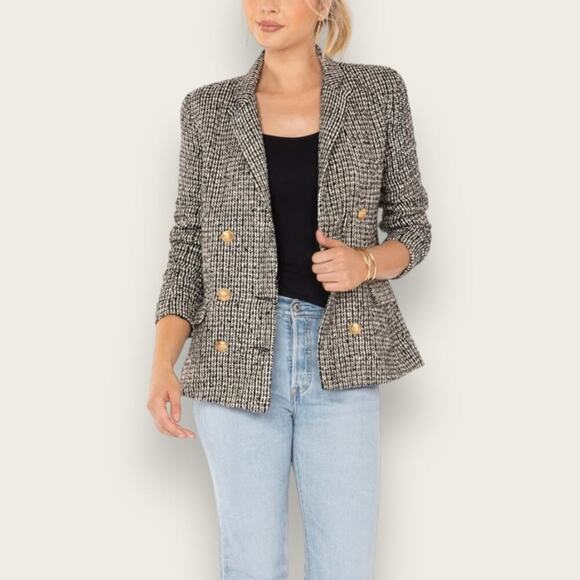 NWT | Bishop & Young | Cavalli Blazer | Metallic Tweed | Large - Picture 1 of 15